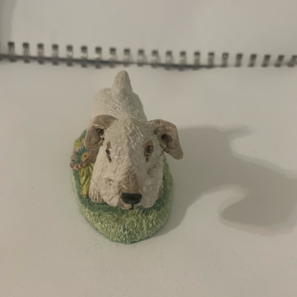 Vintage SEALYHAM CESKY TERRIER BASIL MATTHEWS ENGLAND Signed Figurine - Picture 2 of 6